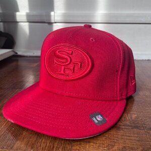 New Era Scarlet San Francisco 49ers hat